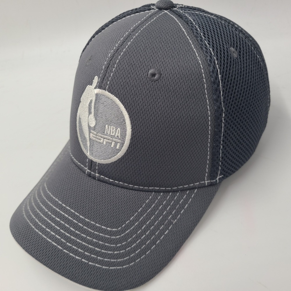 NBA ESPN Hat Adjustable Trucker Mesh Pacific Headwear Gray Basketball‎ Show Men